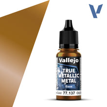 Load image into Gallery viewer, Vallejo True Metallic 77.137 Arcane Gold Base 18ml
