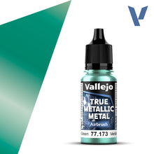 Load image into Gallery viewer, Vallejo True Metallic 77.173 Beetle Green Airbrush 18ml