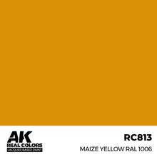 Load image into Gallery viewer, AK Interactive RC813 Real Colors Maize Yellow RAL 1006 17ml