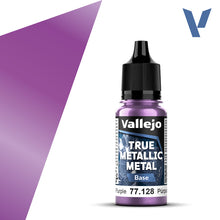 Load image into Gallery viewer, Vallejo True Metallic 77.128 Amethyst Purple Base 18ml