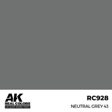 Load image into Gallery viewer, AK Interactive RC928 Real Colors Neutral Grey 43 17ml