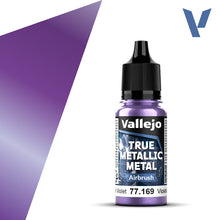 Load image into Gallery viewer, Vallejo True Metallic 77.169 Celestial Violet Airbrush 18ml