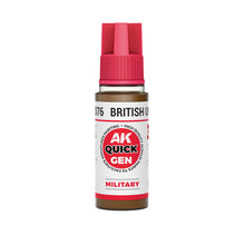 Load image into Gallery viewer, AK Interactive AK17076 Quick Gen Acrylic British Uniform 18 ml