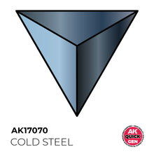 Load image into Gallery viewer, AK Interactive AK17070 Quick Gen Acrylic Cold Steel 18 ml
