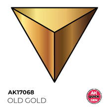 Load image into Gallery viewer, AK Interactive AK17068 Quick Gen Acrylic Old Gold 18 ml
