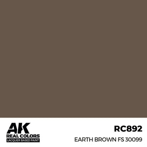 AK Interactive RC892 Real Colors Earth Brown FS 30099 17ml