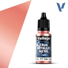 Load image into Gallery viewer, Vallejo True Metallic 77.106 Ruby Red Highlight 18ml
