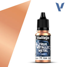 Load image into Gallery viewer, Vallejo True Metallic 77.104 Ancient Copper Highlight 18ml