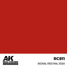 Load image into Gallery viewer, AK Interactive RC811 Real Colors Signal Red RAL 3020 17ml