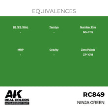 Load image into Gallery viewer, AK Interactive RC849 Real Colors Ninja Green 17ml
