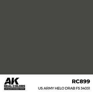 AK Interactive RC899 Real Colors US Army Helo Drab FS 34031 17ml