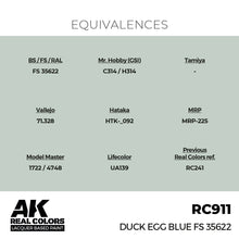 Load image into Gallery viewer, AK Interactive RC911 Real Colors Duck Egg Blue FS 35622 17ml