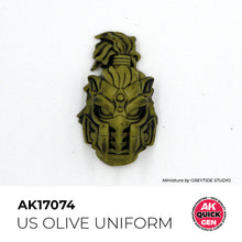 Load image into Gallery viewer, AK Interactive AK17074 Quick Gen Acrylic US Olive Uniform 18 ml
