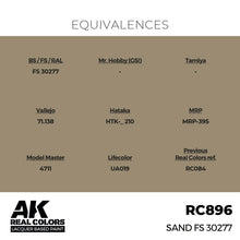 Load image into Gallery viewer, AK Interactive RC896 Real Colors Sand FS 30277 17ml