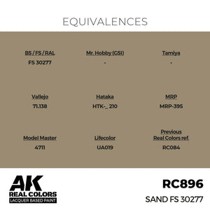 AK Interactive RC896 Real Colors Sand FS 30277 17ml