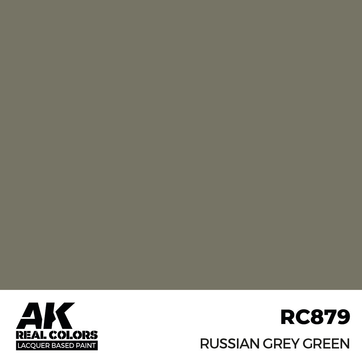 AK Interactive RC879 Real Colors Russian Grey Green 17m