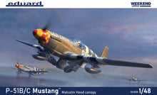 Load image into Gallery viewer, Eduard 1/48 US P-51B Mustang Malcom Hood Weekend Edition 84214