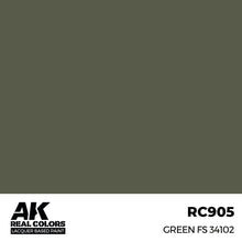 Load image into Gallery viewer, AK Interactive RC905 Real Colors Green FS 34102 17ml