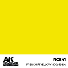 Load image into Gallery viewer, AK Interactive RC841 Real Colors French F1 Yellow 1970s-1980s 17ml
