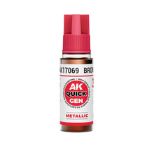 Load image into Gallery viewer, AK Interactive AK17069 Quick Gen Acrylic Bronze 18 ml