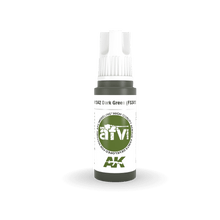 Load image into Gallery viewer, AK Interactive AK11342 Acrylic 3G AFV Dark Green (FS34102) 17ml