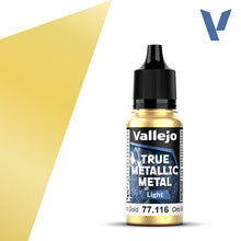Load image into Gallery viewer, Vallejo True Metallic 77.116 Greenish Gold Highlight 18ml