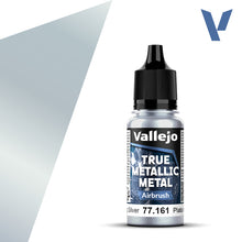 Load image into Gallery viewer, Vallejo True Metallic 77.161 Sterling Silver Airbrush 18ml