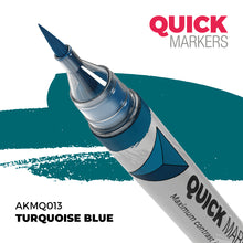 Load image into Gallery viewer, AK Interactive MQ013 Quick Marker Turquoise Blue