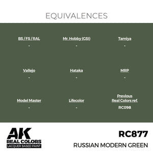 AK Interactive RC877 Real Colors Russian Modern Green 17m