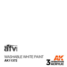 Load image into Gallery viewer, AK Interactive AK11372 Acrylic 3G AFV Washable White Paints 17ml