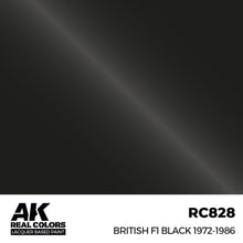 Load image into Gallery viewer, AK Interactive RC828 Real Colors British F1 Black 1972-1986 17ml