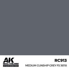 Load image into Gallery viewer, AK Interactive RC913 Real Colors Medium Gunship Grey FS 36118 17ml