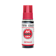 Load image into Gallery viewer, AK Interactive AK17070 Quick Gen Acrylic Cold Steel 18 ml