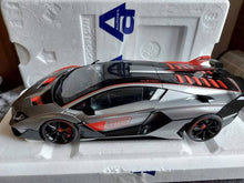 Load image into Gallery viewer, AUTOart 1/18 Lamborghini SC18 Alston Grigio / Daytona Red Accents 79216