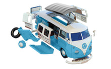 Load image into Gallery viewer, Airfix QuickBuild Snap Volkswagen Camper Van Blue J6024