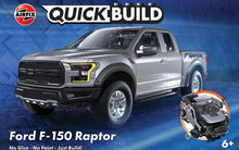 Load image into Gallery viewer, Airfix QuickBuild Snap Ford F-150 Raptor - Grey J6053