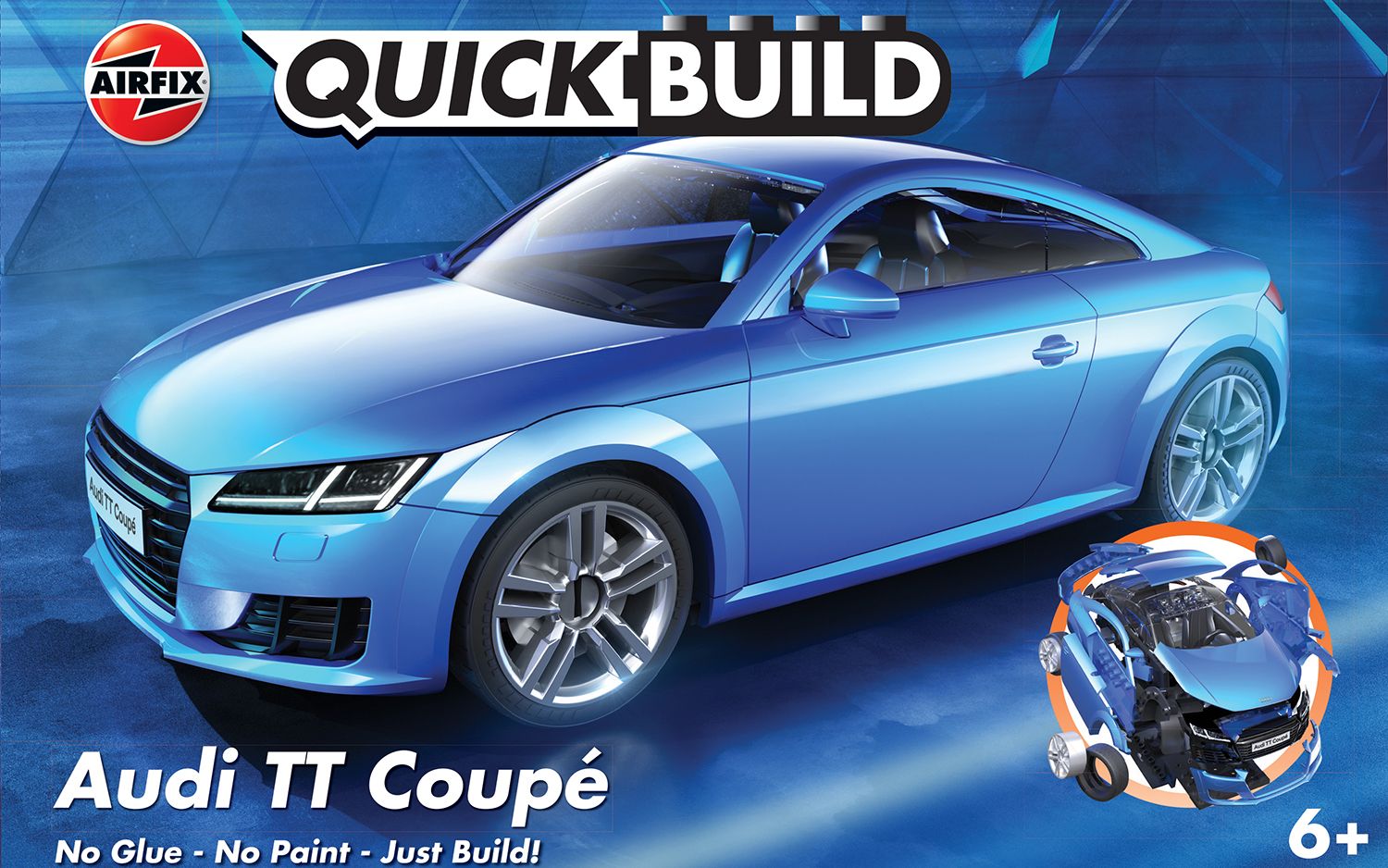 AUDI別注looks mart製 AUDI TTS Airfix Quickbuild Snap Audi TT Coupe J6054 – Burbank's House of