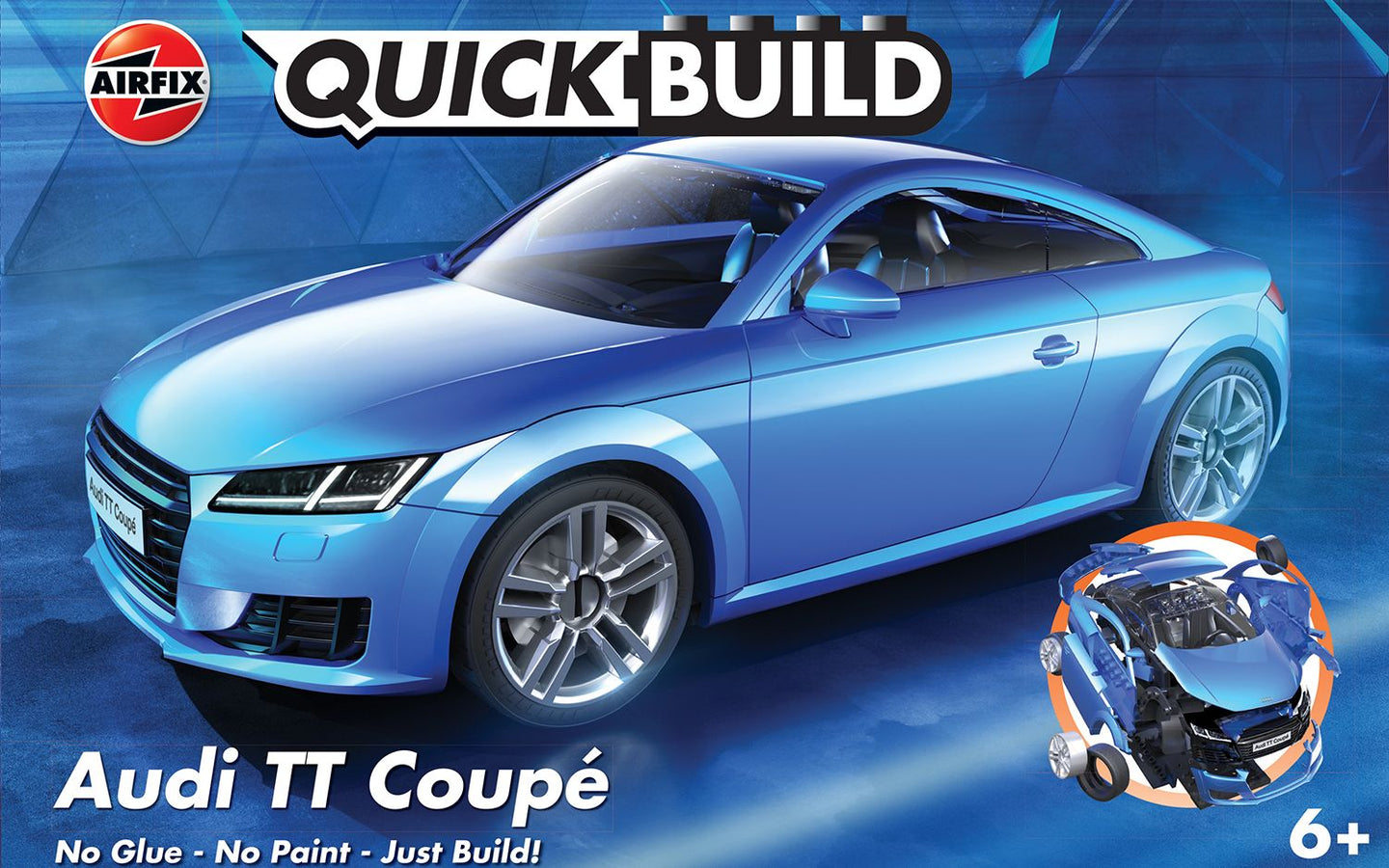 Airfix Quickbuild Snap Audi TT Coupe J6054