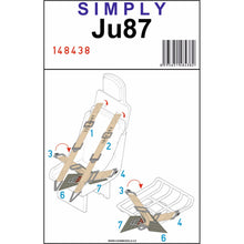 Load image into Gallery viewer, HGW 1/48 German Ju87 Transfer Film Seatbelts 148438'