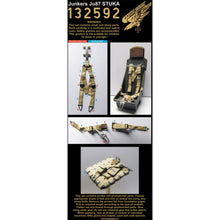 Load image into Gallery viewer, HGW 1/32 German Junkers Ju87 Textile/Photoetch Seatbelts 132592'