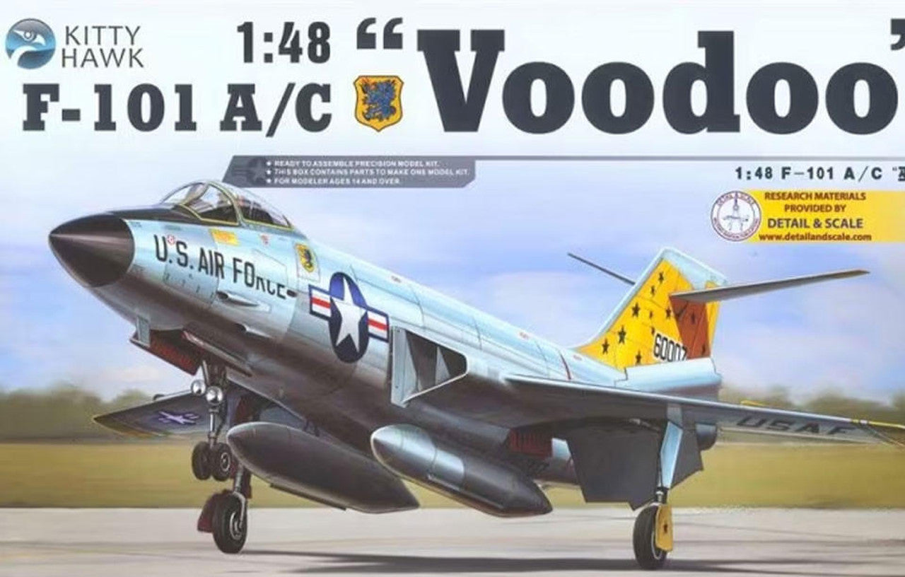 Kitty Hawk 1/48 US F-101 A/C Voodoo KH80115