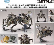 Load image into Gallery viewer, Kaiyodo ARTPLA Maschinen Krieger 1/35 P.K.A. Kangaroo (2) &amp; Maintenance Crew 19051'
