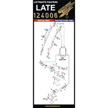 Load image into Gallery viewer, HGW 1/24 German Late Luftwaffe Fighters Textile Seatbelts with PE Buckles 124006'