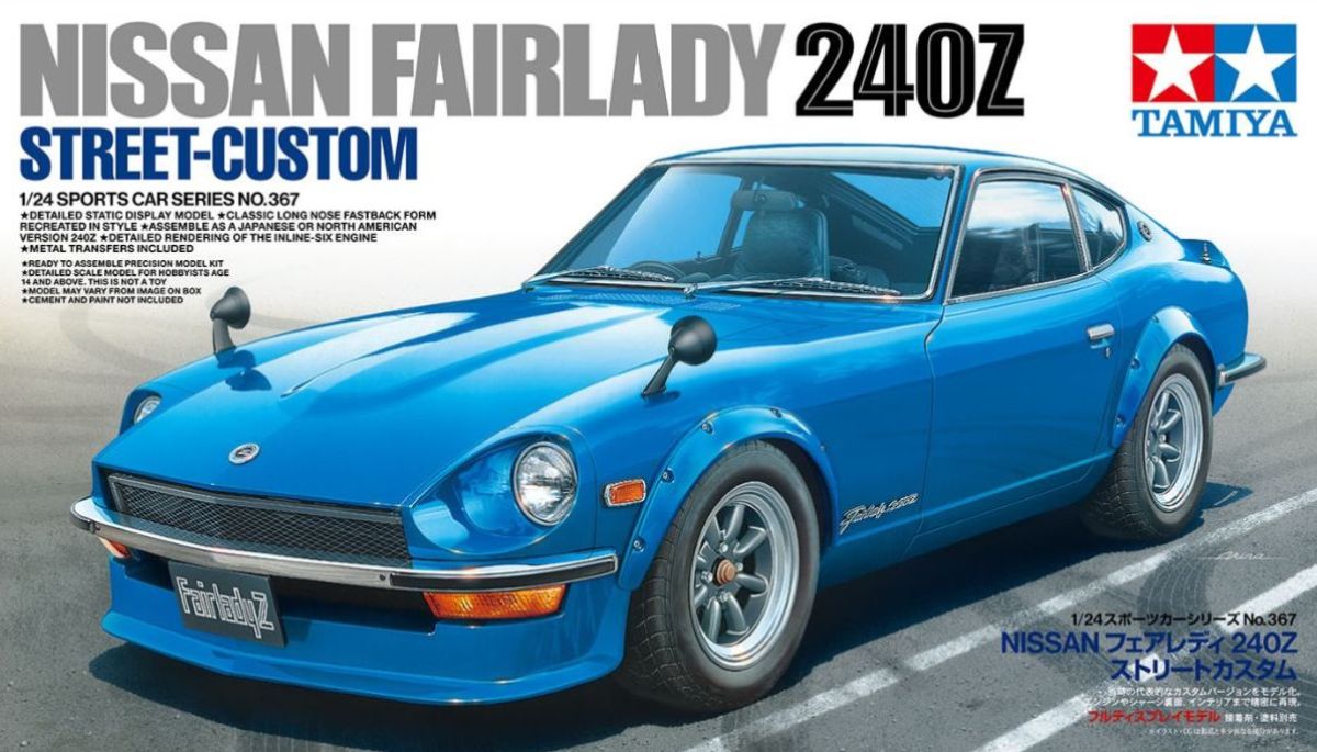 Tamiya 1/24 Nissan Fairlady Street Custom 240Z 24367 – Burbank's House of  Hobbies