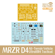 Load image into Gallery viewer, Magic Factory 1/35 US MZDR D4 UltraLight Tactical All-Terrain Vehicle Dual Combo 2005