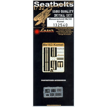 Load image into Gallery viewer, HGW 1/32 German Me163 Comet Microtextile Seatbelts with PE Buckles 132540'