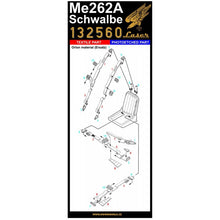 Load image into Gallery viewer, HGW 1/32 German Me2626A Textile/Photoetch Seatbelts 132560