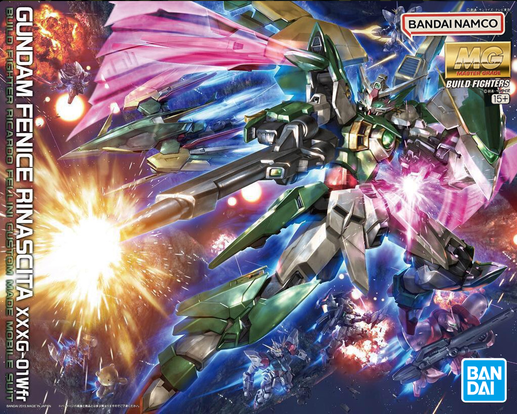 Bandai 1/100 MG Build FIghters Gundam Fenice Rinascita XXXG-01Wfr 
