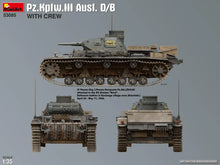 Load image into Gallery viewer, MiniArt 1/35 German PzKpfw.III Ausf. D/B w/ Crew 53085
