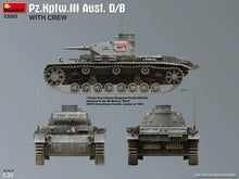 Load image into Gallery viewer, MiniArt 1/35 German PzKpfw.III Ausf. D/B w/ Crew 53085